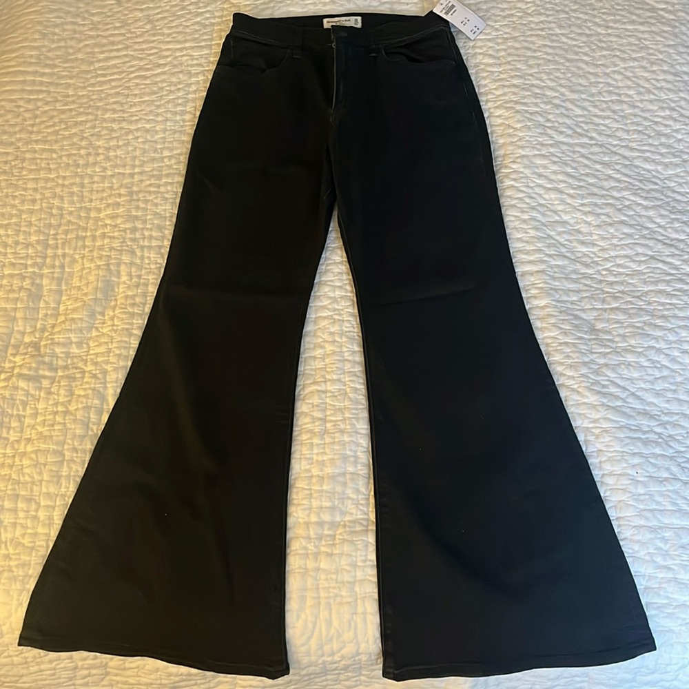 Abercrombie Ultra High Rise Flare Jeans